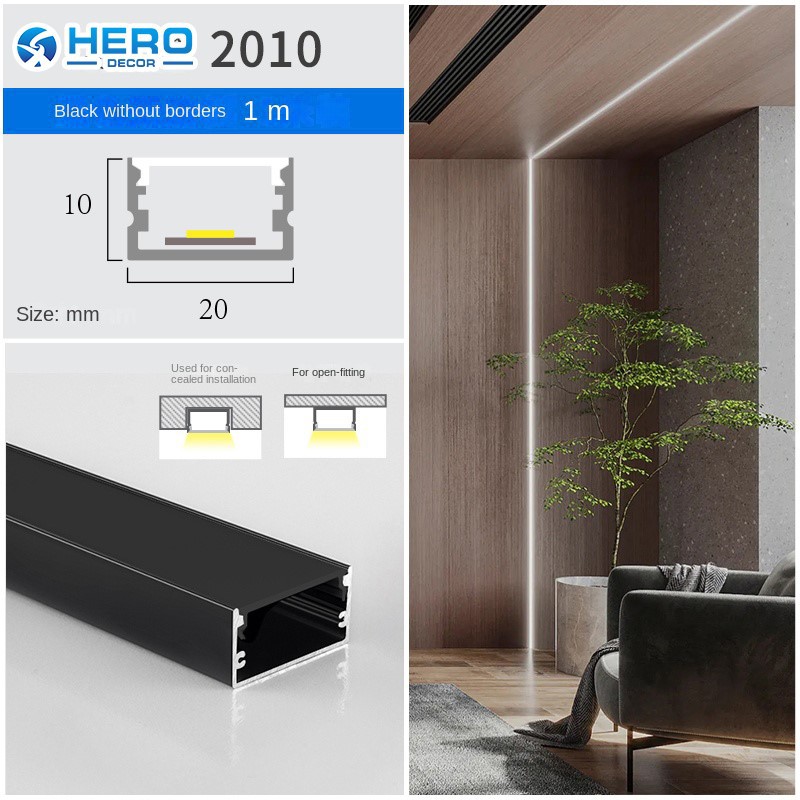 Shapes Of Aluminum U Channel For Led Strips black Shapes Of Aluminum U Channel For Led Strips black