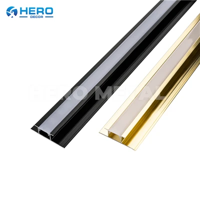 Profil de canal en aluminium à LED encastré