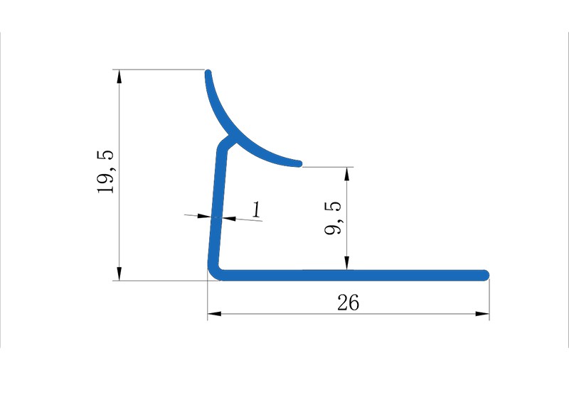 drawings of Inside Tile Corner Trim series -2 drawings of Inside Tile Corner Trim series -2