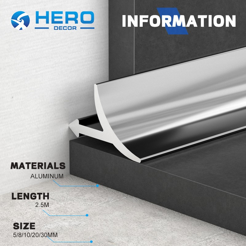 Enhance and protect your interior corners with hero metal's metal inside corner trim Enhance and protect your interior corners with hero metal's metal inside corner trim